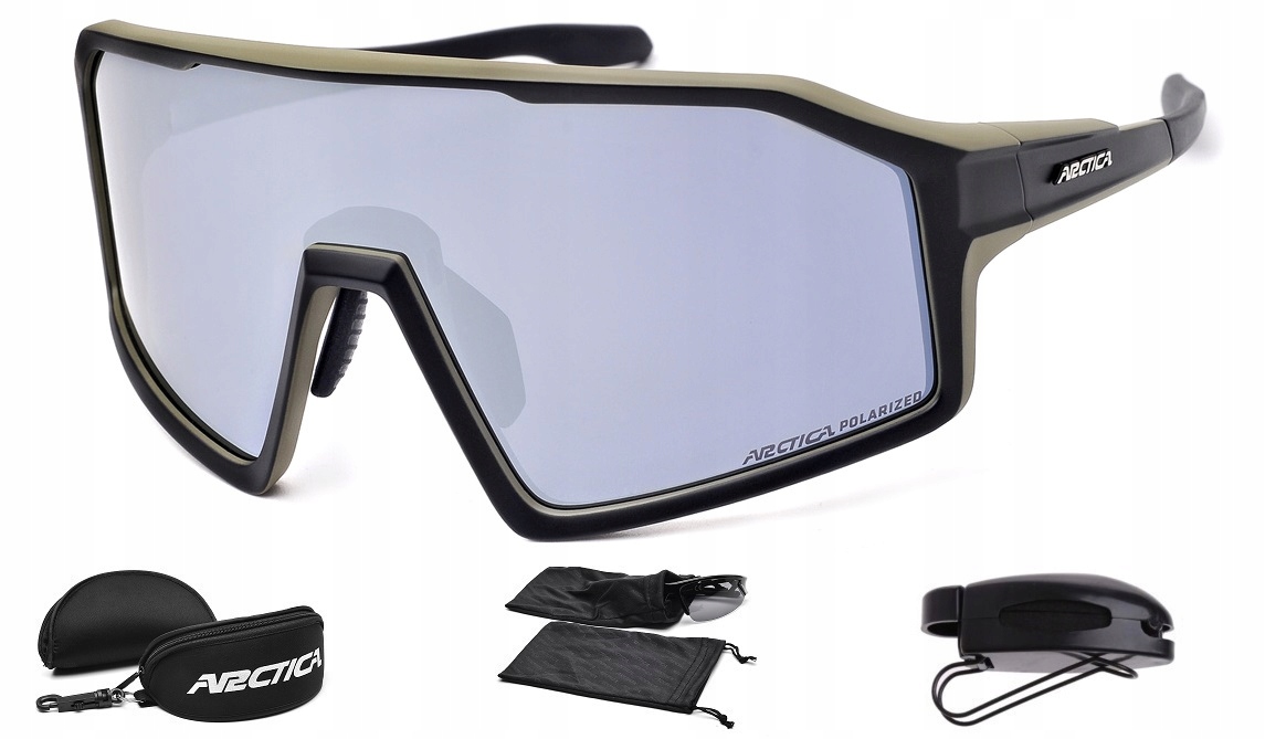 Cyklistické Brýle Monolens Arctica S-347A Polarizace Zrcadlovka Dárek