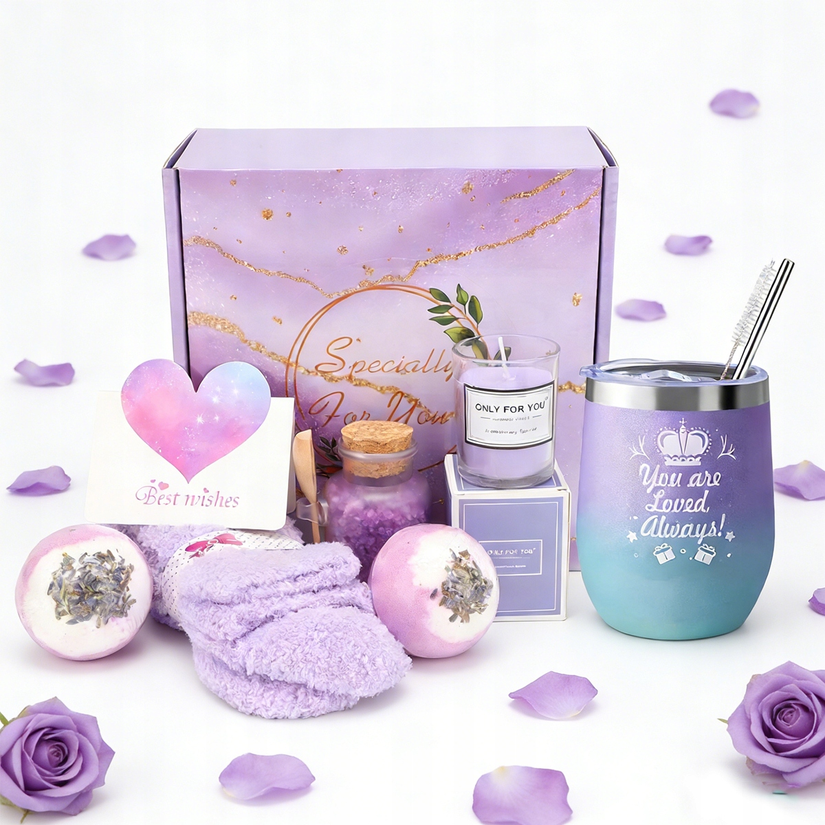 Zestaw Prezentowy Box dla niej kobiety urodziny 18-99 Róża Spa pielęgnacja