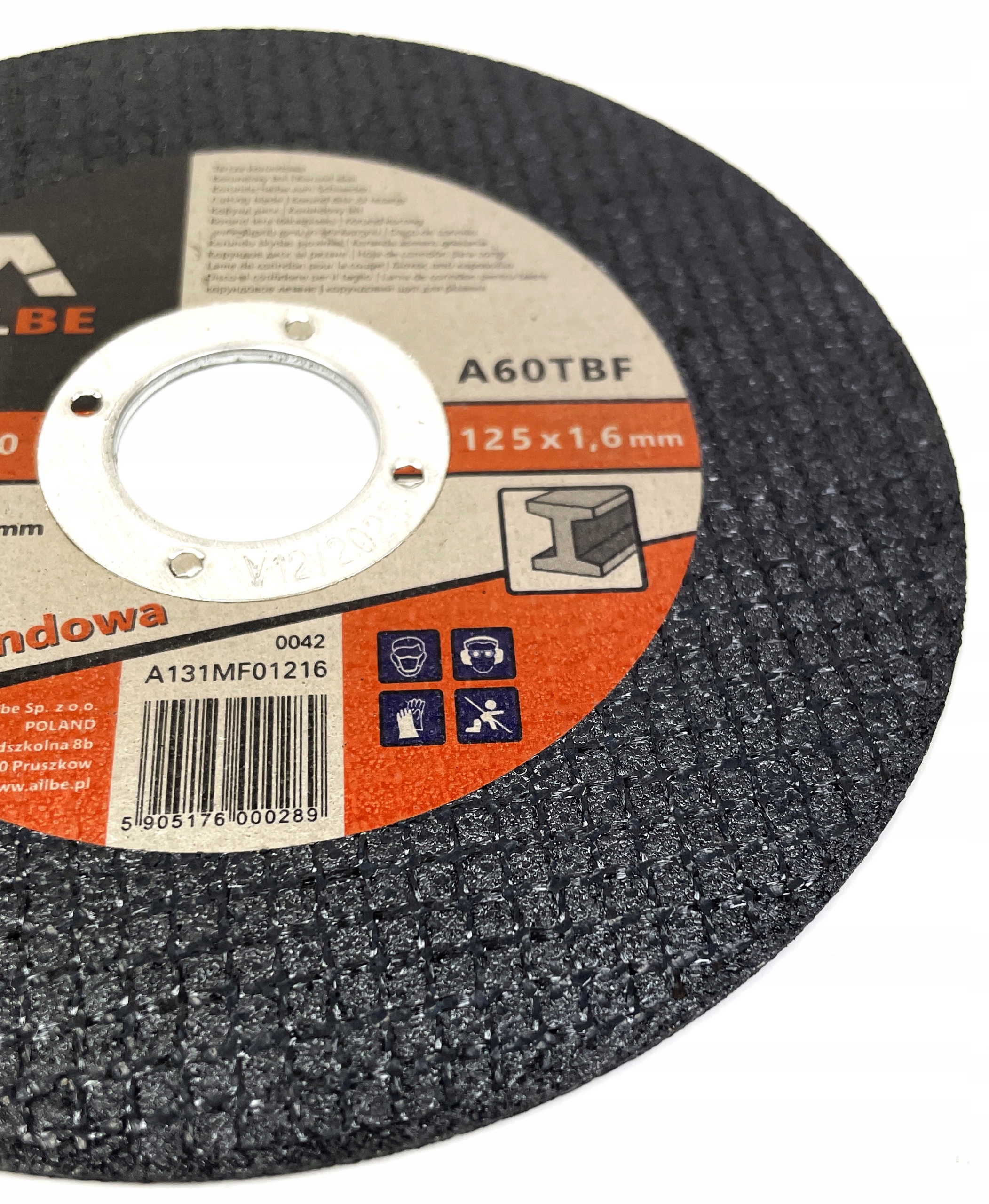 TARCZA DO CIĘCIA METALU 125 x 1,6MM STALI TARCZE DO CIĘCIA METAL WYTRZYMAŁA Marka inny