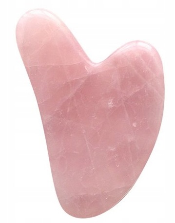 

Fluff Gua Sha kamień do masażu twarzy R.Kwarc