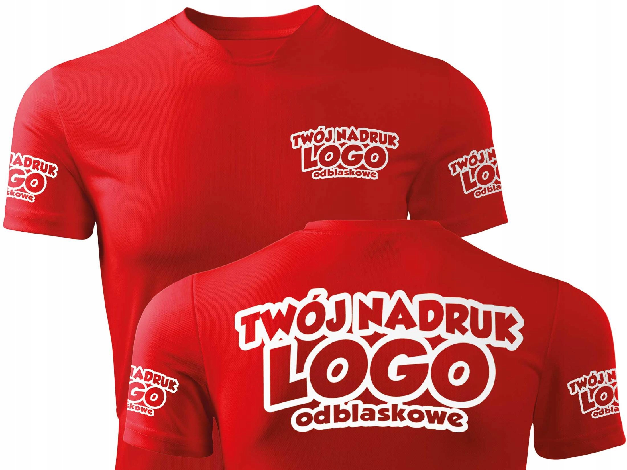 

Oddychająca koszulka sportowa 4x Twój nadruk
