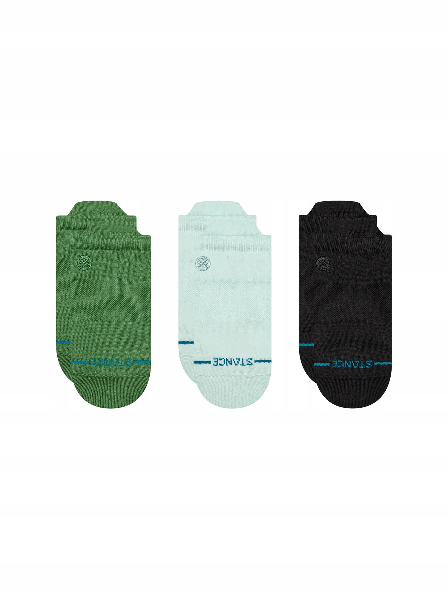 Skarpety Stance Icon Low Tab 3 Pack green 38-42