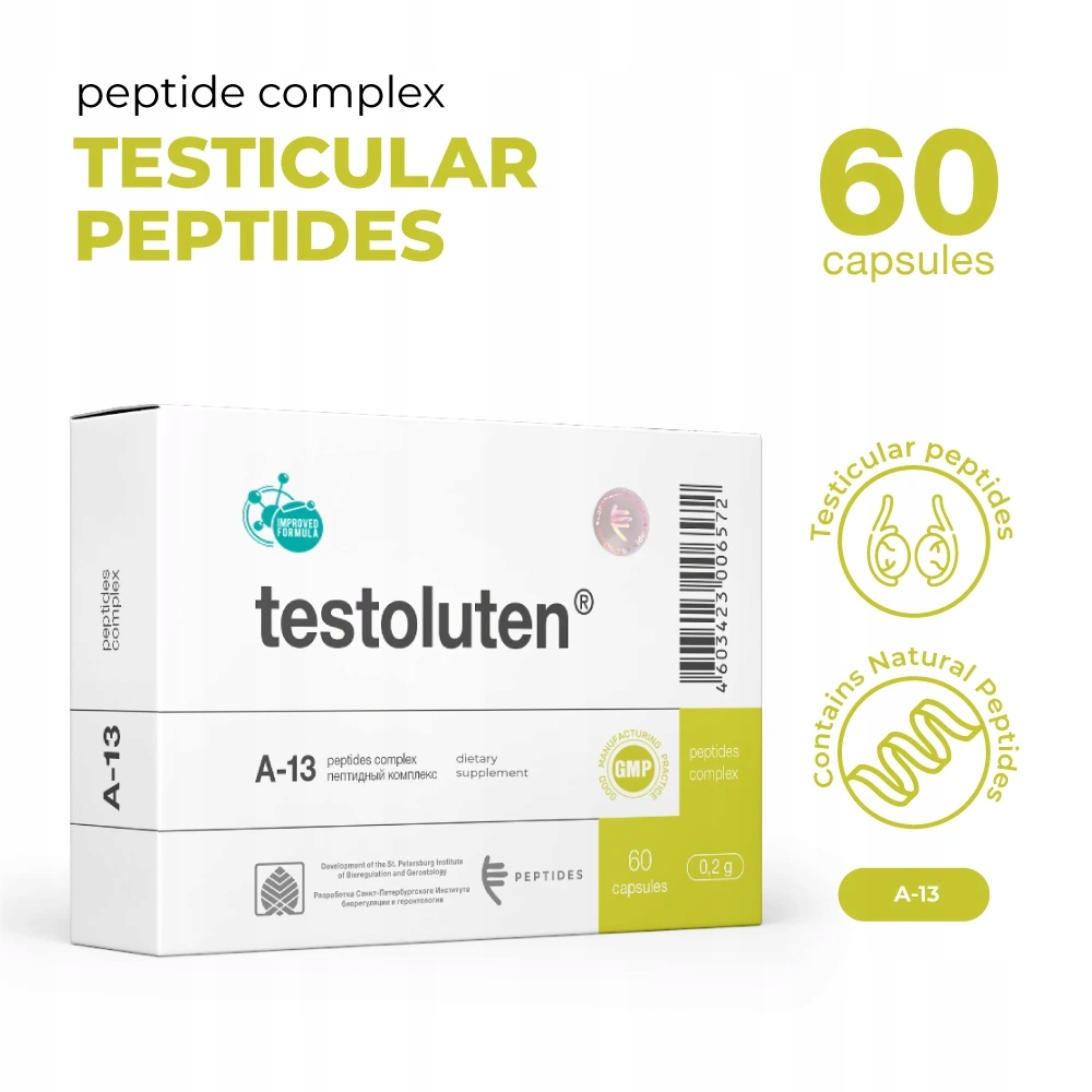 Testoluten, suplement diety, peptydy