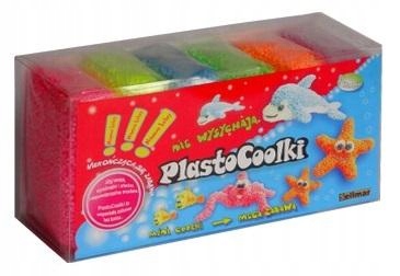 PLASTOCOOLKI NEON 6 SZTUK