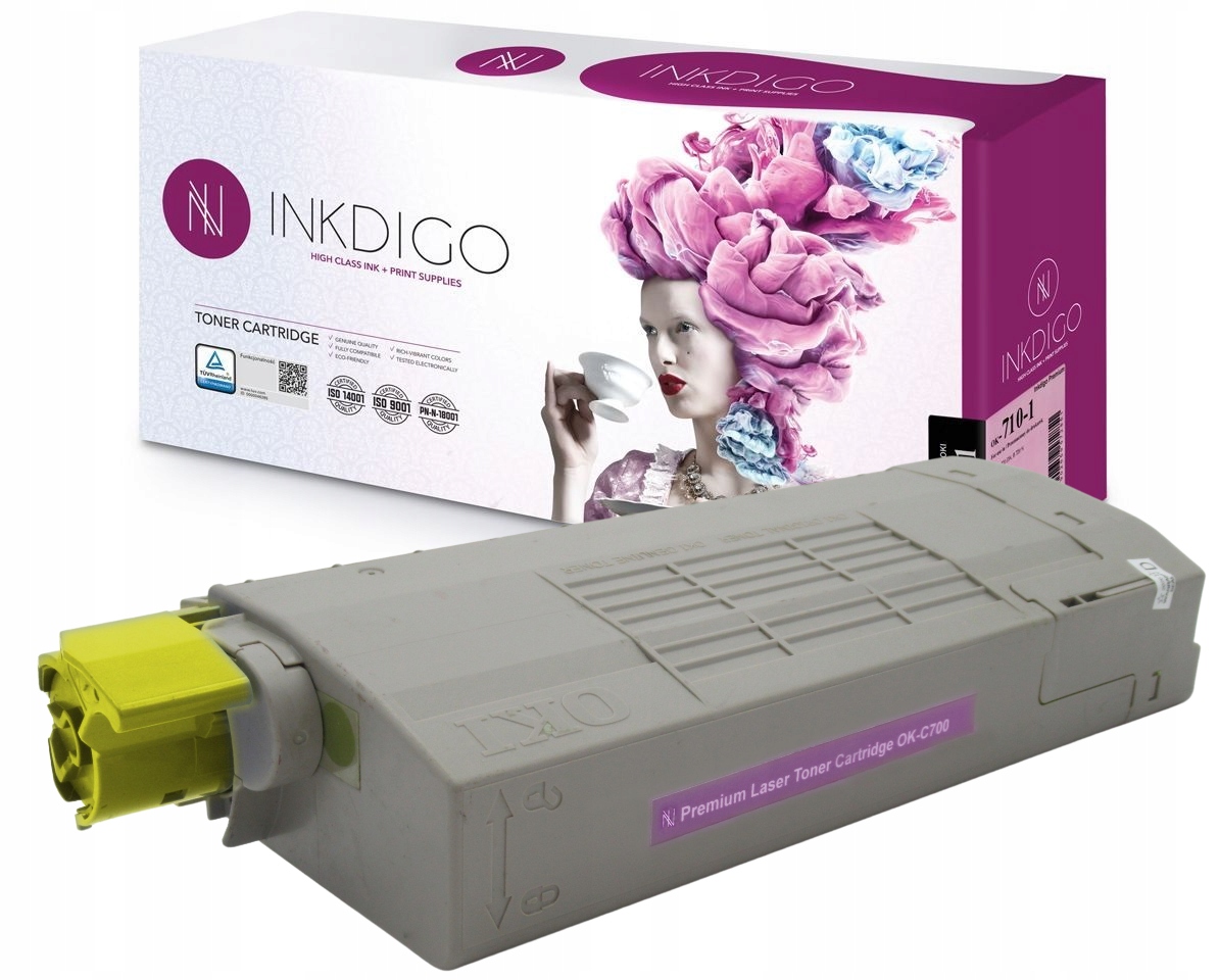 Toner náhrada pro tiskárny Oki C710 C711 Yellow
