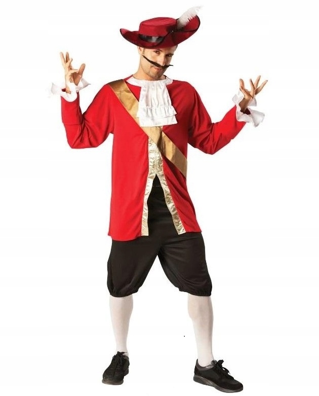 Kostým Pirát Kapitán Háček vel. L Petr Pan Disney