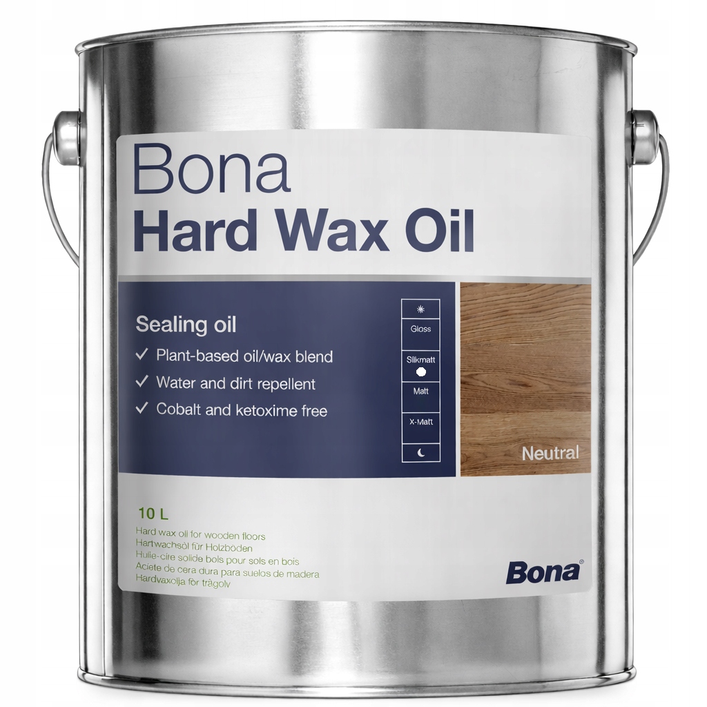 Bona Hardwax Oil Polomat 10 l olejovosk na dřevo a parkety