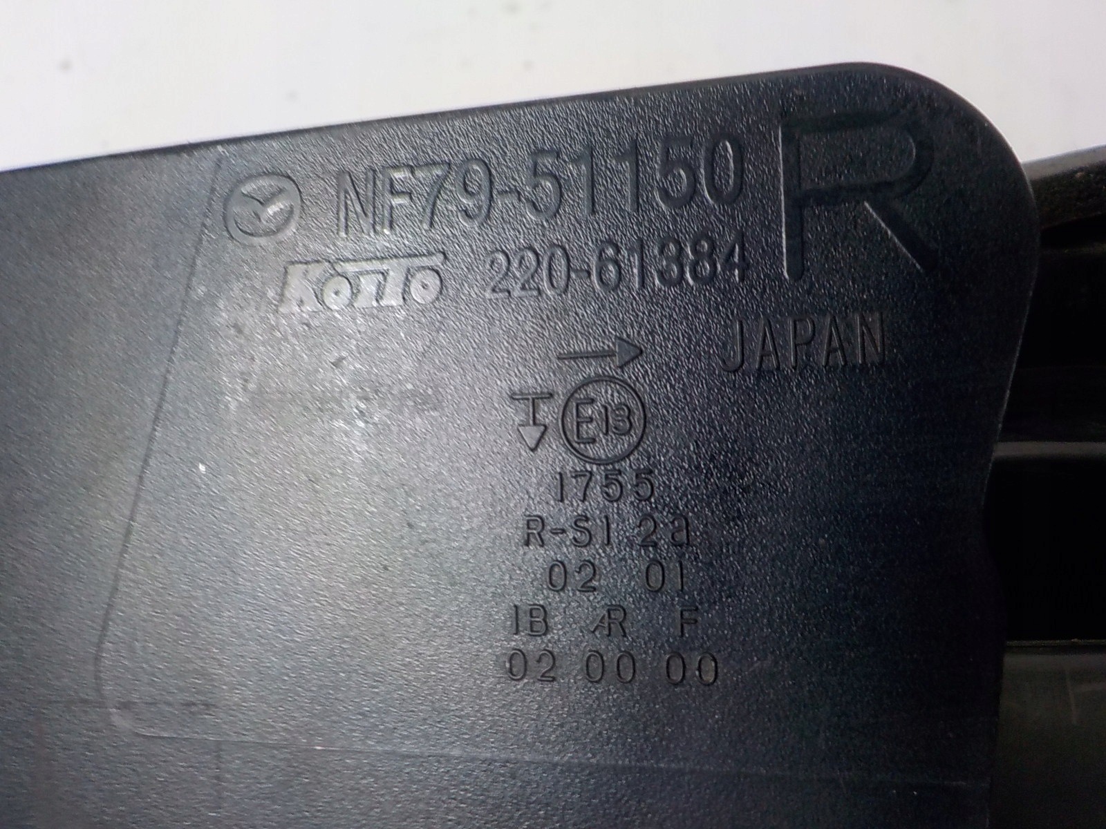 MAZDA MX-5 II NC light right rear part rear UK