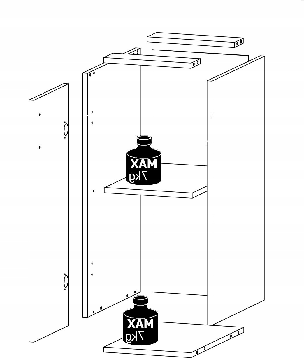 Szafka dolna ASPEN D30L,biały połysk,GAŁA,GRATISY Marka Gała Meble