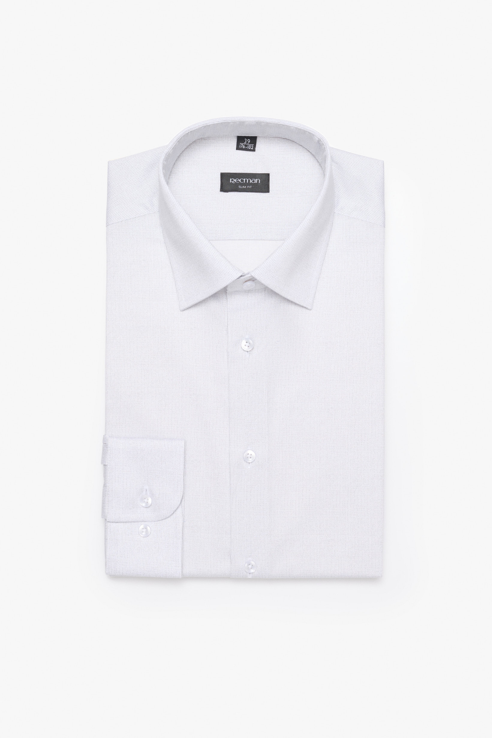 Koszula Coline 3178T Slim Fit Szara 164/170 42