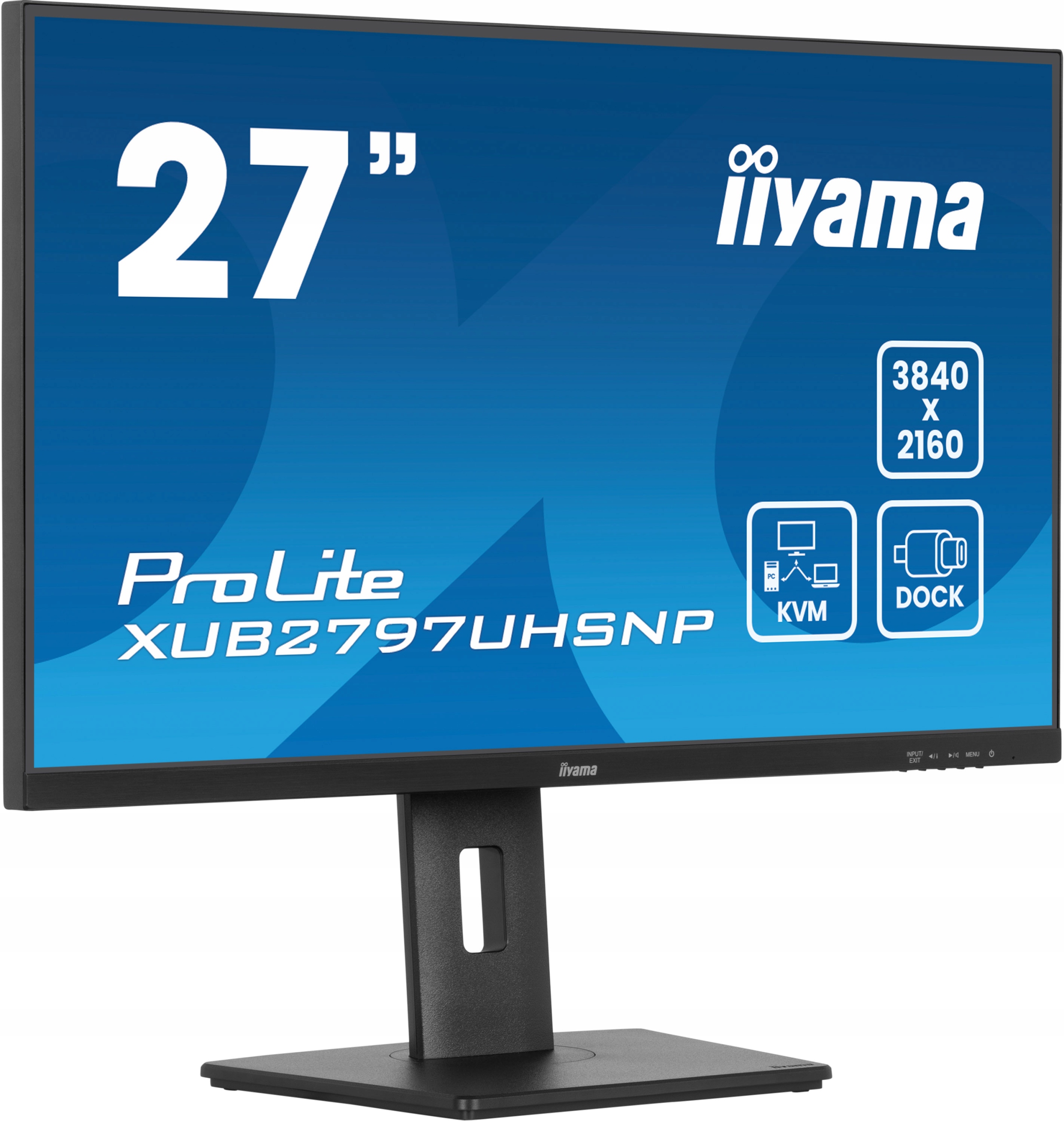 4K monitor 27-palcový iiyama ProLite XUB2797UHSNP-B1 Ips 60Hz 4ms Pivot