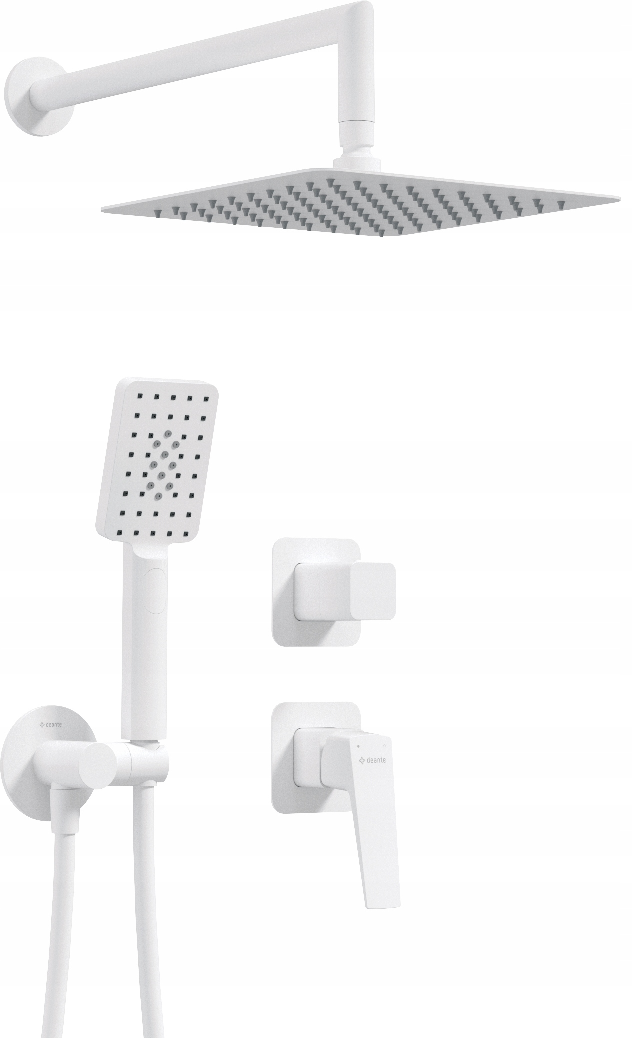 Deante Podomietkový sprchový set Biely Nql A9YK