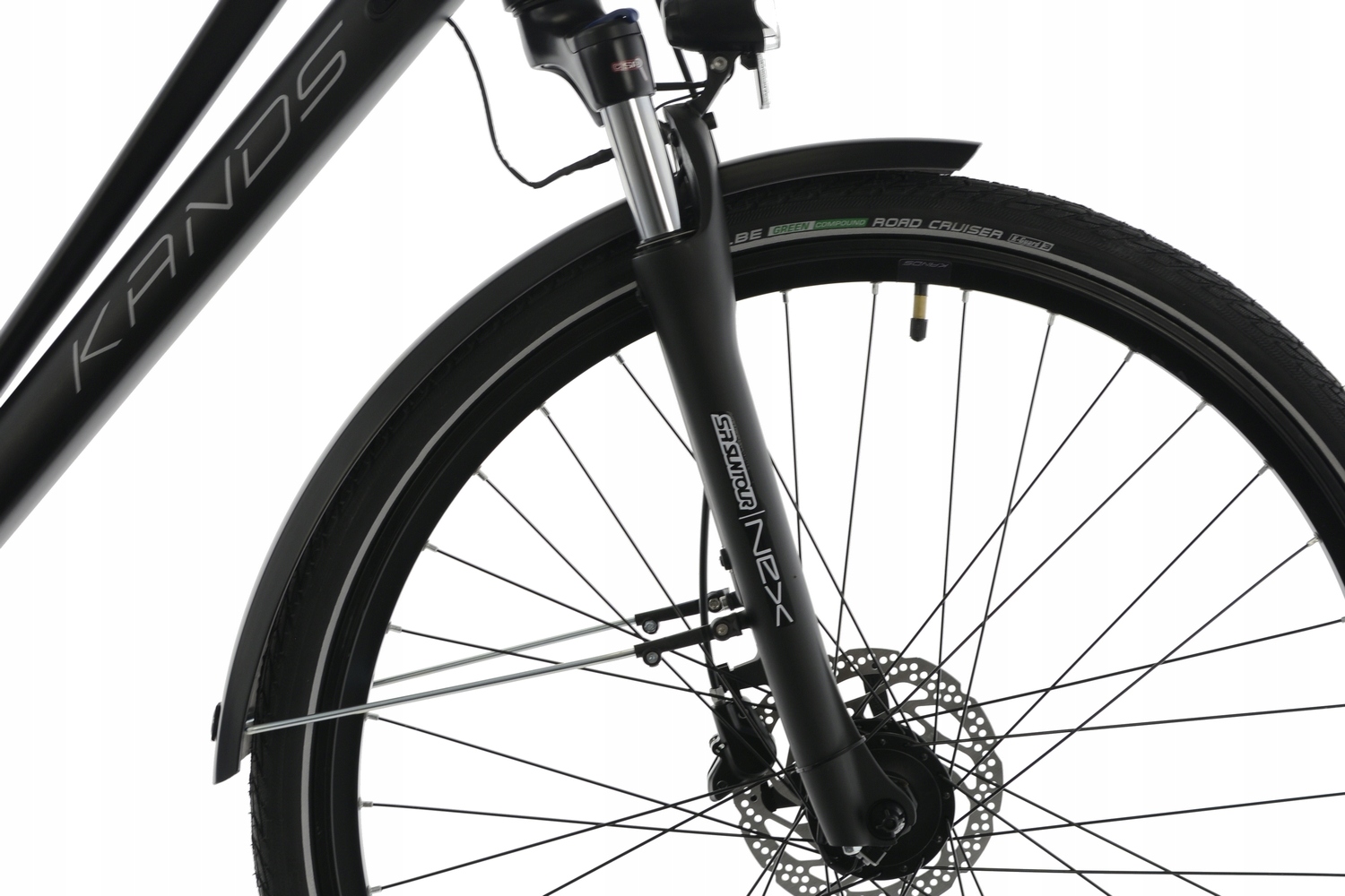Rower Trekkingowy Kands 28 Elite Pro V3 r17' czarny SHIMANO HYDRAULIKA r24D