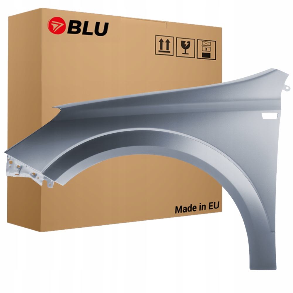 Blu Blatník Opel Astra H 3 III Z155 levý stříbrný 04-14 přední pozink