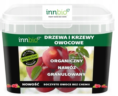 Eko Hnojivo pro ovocné stromy a keře třešní a jabloní Innbio 7,3 kg