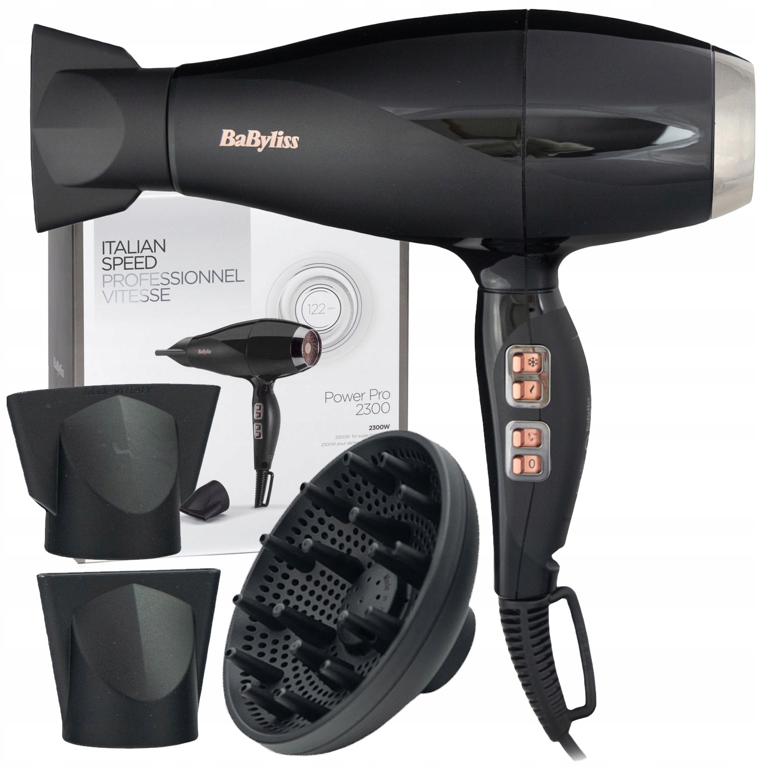 Sušič vlasov BaByliss Air Power Pro 2300 6716DE Ionizácia Difuzér