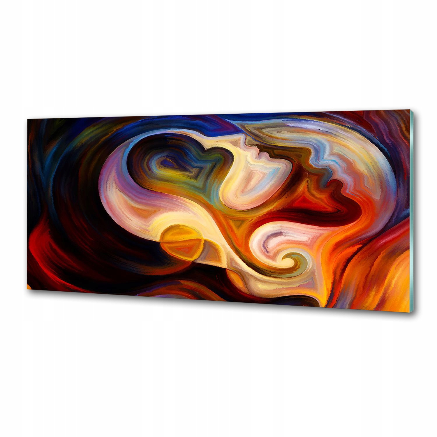 Panel dekor sklo Abstrakcia 125x50 cm Lepidlo