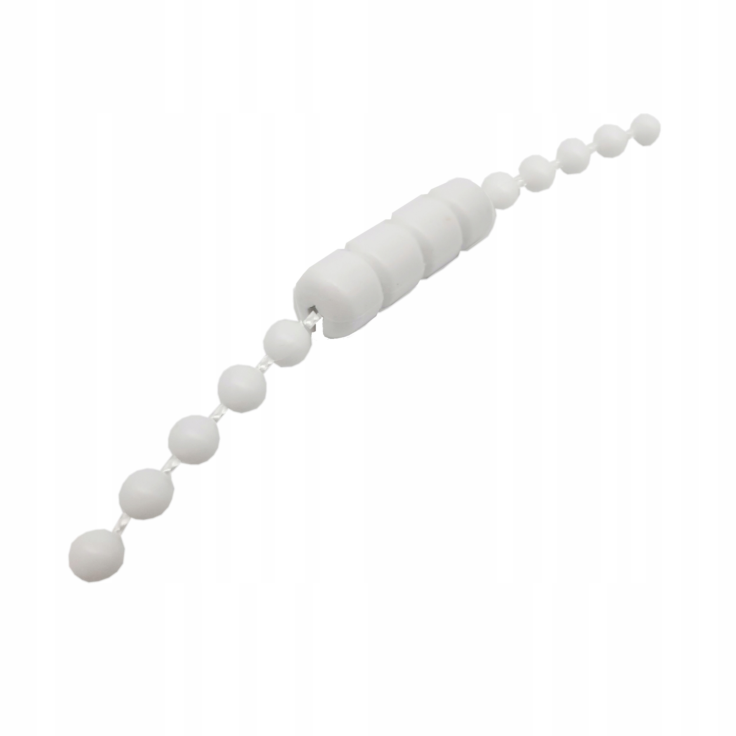 ŁĄCZNIK ŁAŃCUSZKA DO ROLET KORALIK 4,5mm 10szt Kolor biały