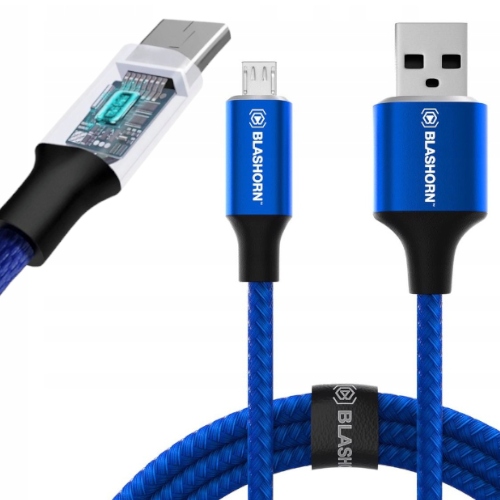 

Kabel Usb - microUSB typ B Blashorn 1,8m
