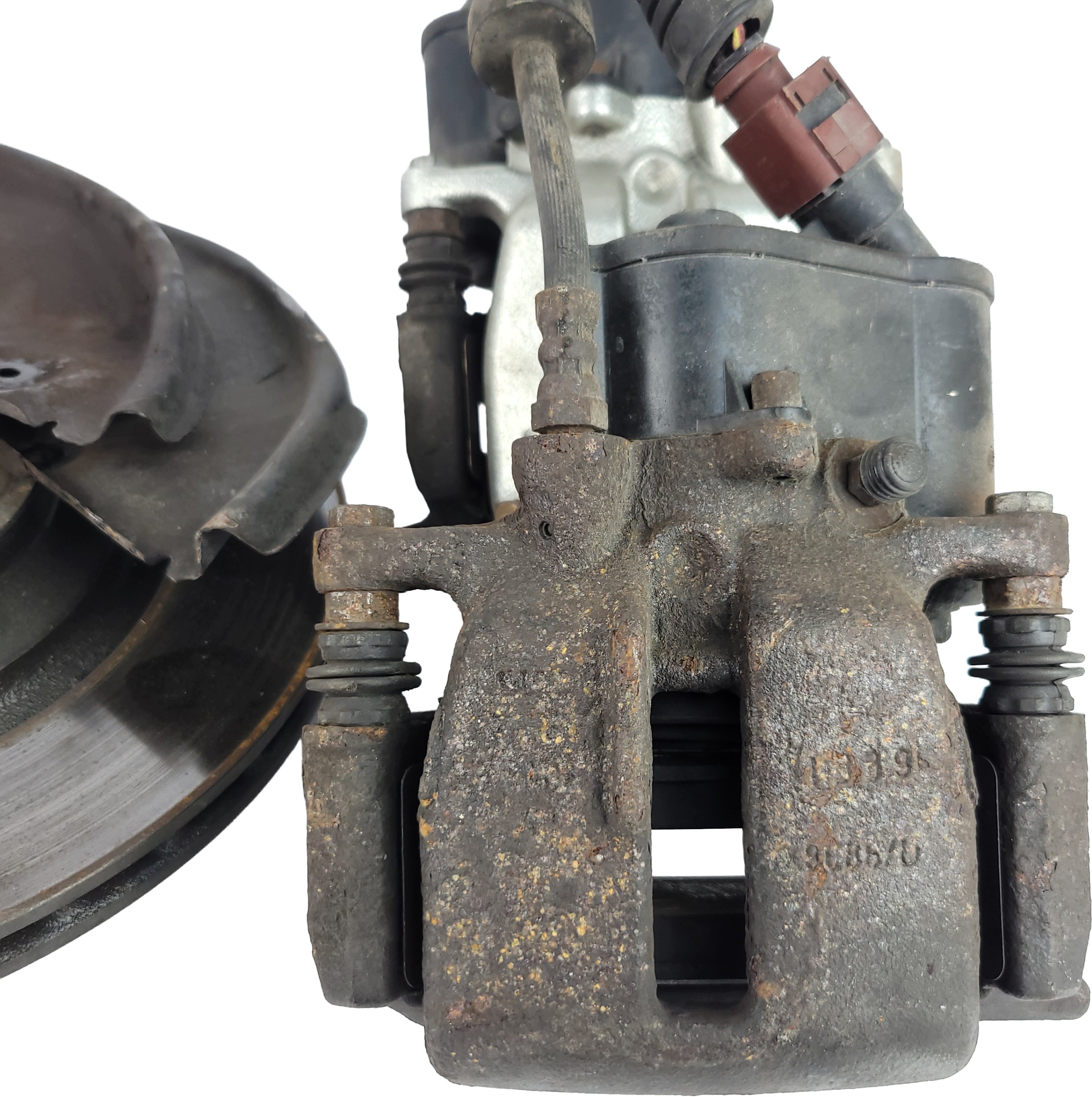 AUDI A6 C6 LIFT calipers TYLE rear part KOMPLET left right discs plates 330 MM
