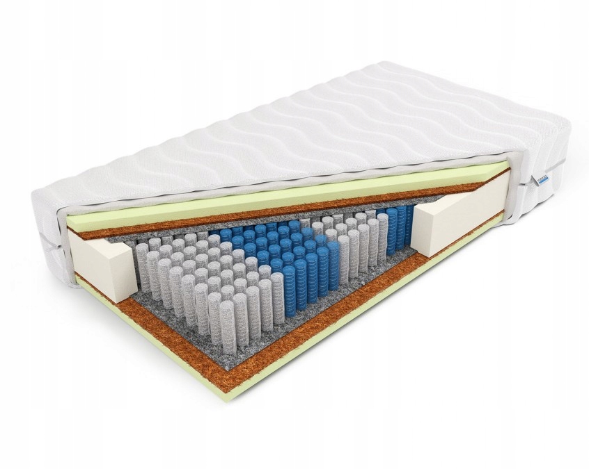 Materac Premium Multi Pocket HR+kokos 120x200x22cm