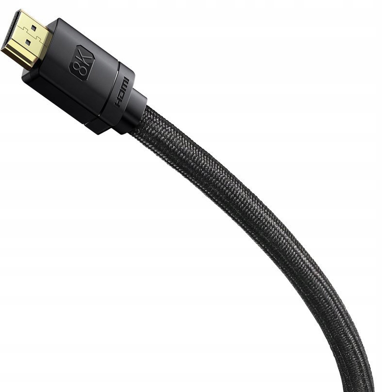 Kabel HDMI 2.1 8K/60Hz Ultra HD 48Gb/s, 3m, Baseus Złącza HDMI - HDMI