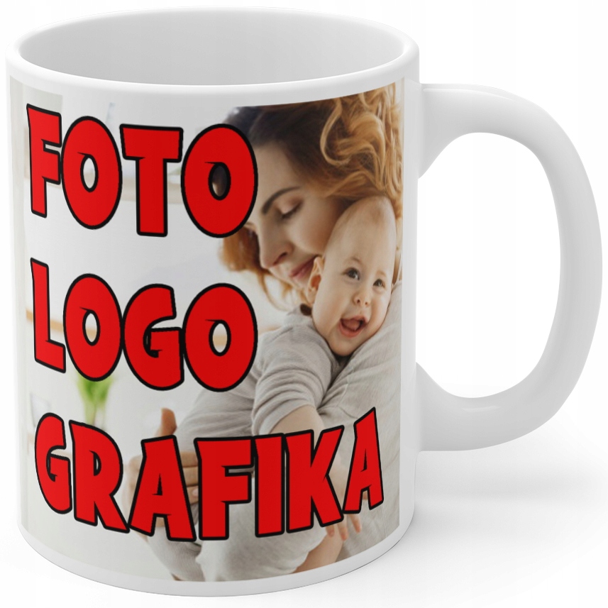 

Kubek Nadruk Foto Reklama Ze Zdjęciem Logo