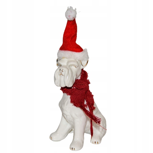 PORCELANOWY PIESEK TERIER 20X11,5X7 OZDOBA PREZENT