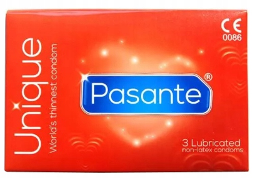 

Prezerwatywy Pasante Unique Nielateksowe 3 szt.