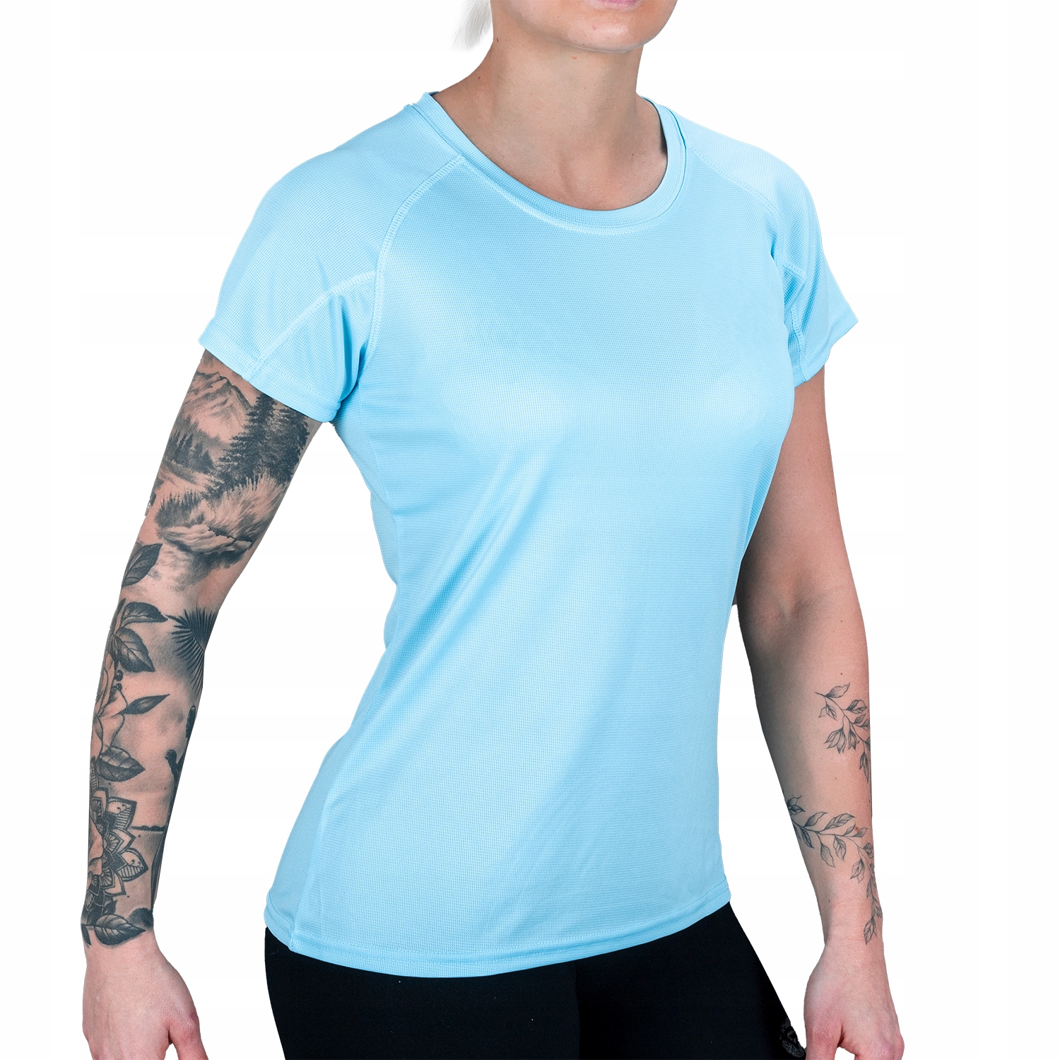 KOSZULKA DO BIEGANIA TERMOAKTYWNA fitness damska