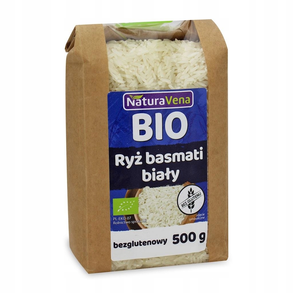 Levně 3X Rýže Basmati Bílá Bezlepková Bio 500 g Naturavena