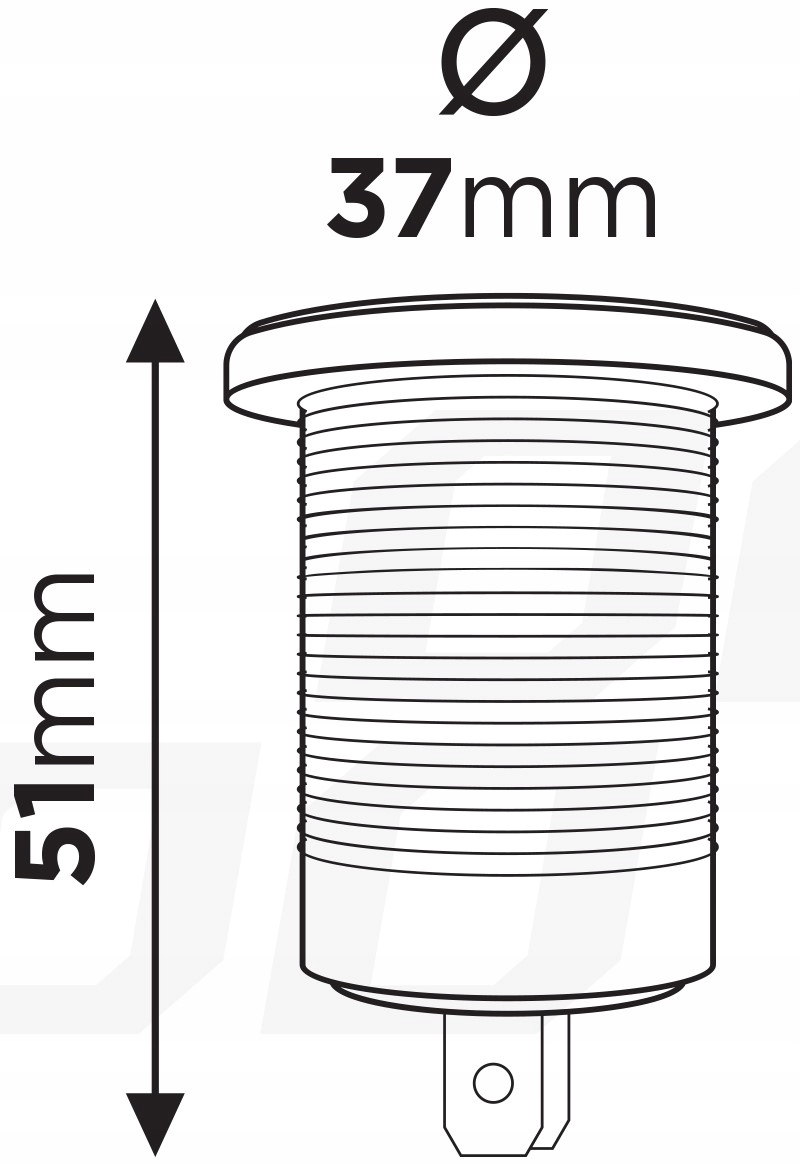 GNIAZDO MOTOCYKL AUTO ŁADOWARKA QC USB WOLTOMIERZ Producent Amio