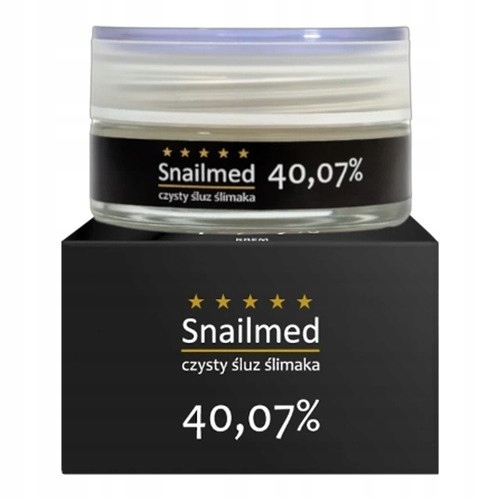 Snailmed, przeciwstarzeniowy krem do twarzy czarna perła z naturalnym