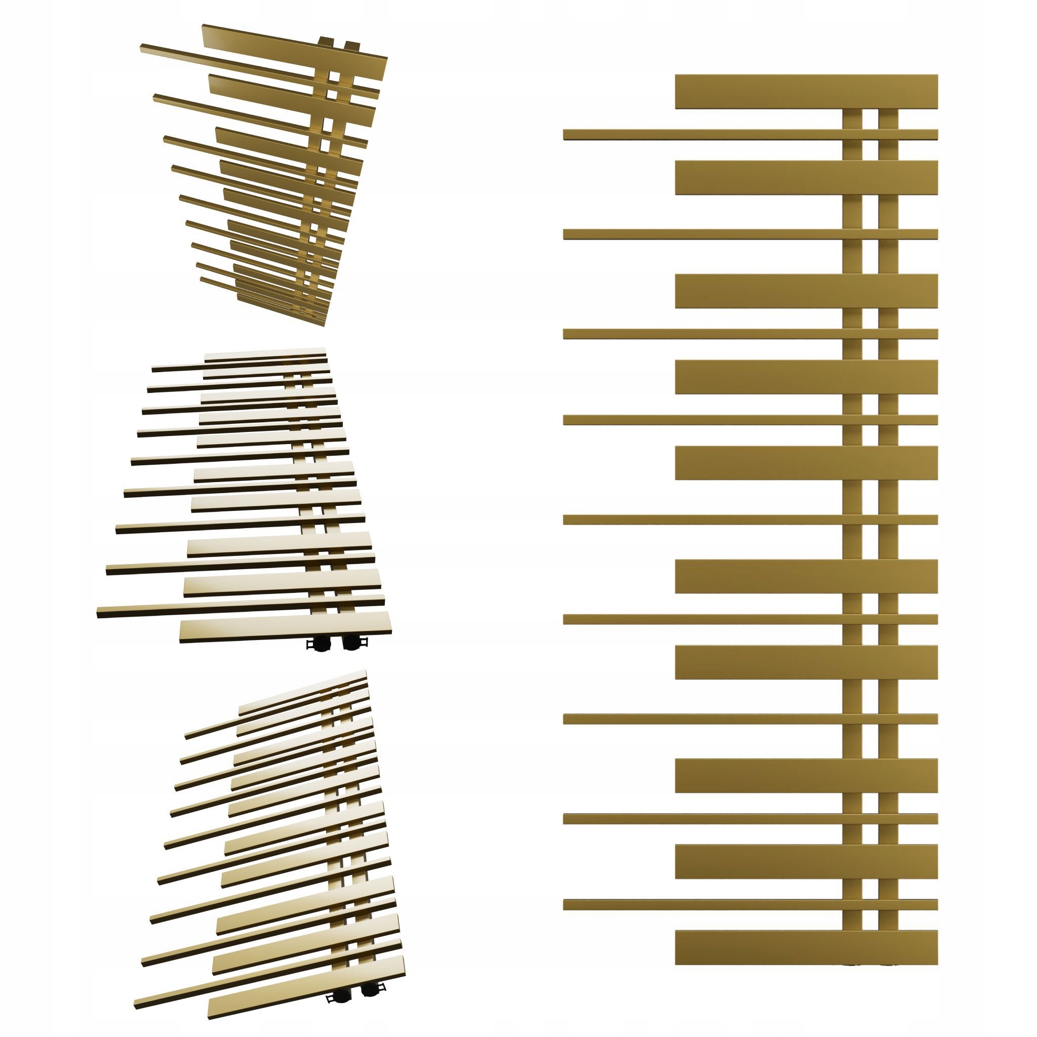 Koupelnový radiátor Pianino 1280x570 Antik Světlý Pravý