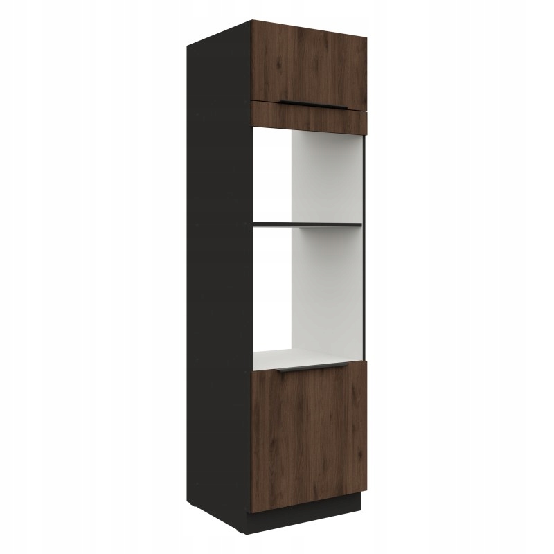 Kuchyňská skříňka pod mikrovlnnou troubu Mivaro 60 DPM-210 2F Ořech Okapi