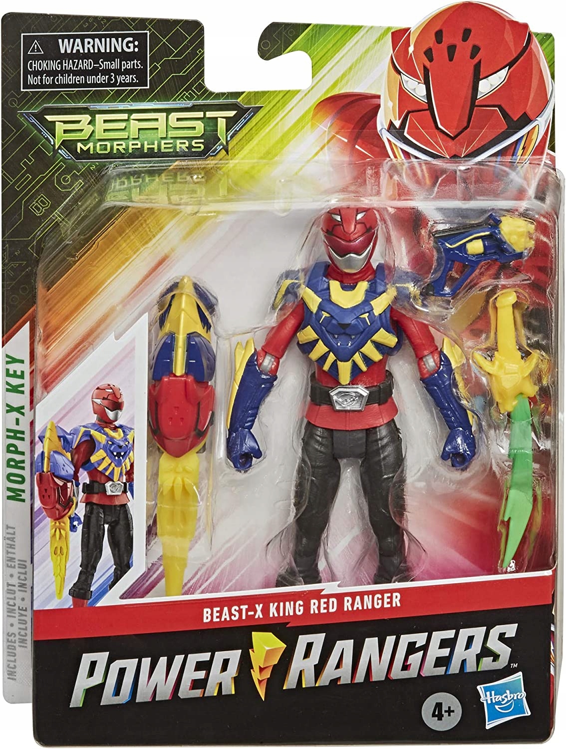

Power Rangers Figurka Beast-x King Czerwony Ranger