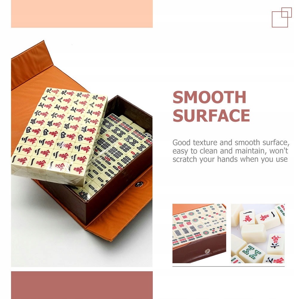 ZESTAW MAHJONGA CHIŃSKA GRA MAHJONG Minimalna liczba graczy 4