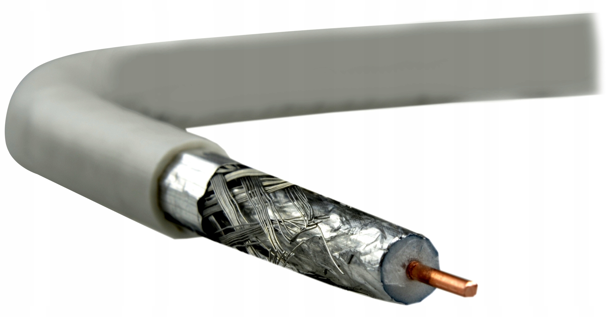 

Kabel Przewód Antenowy RG6 Tcc Trishield 113 Cu 1m