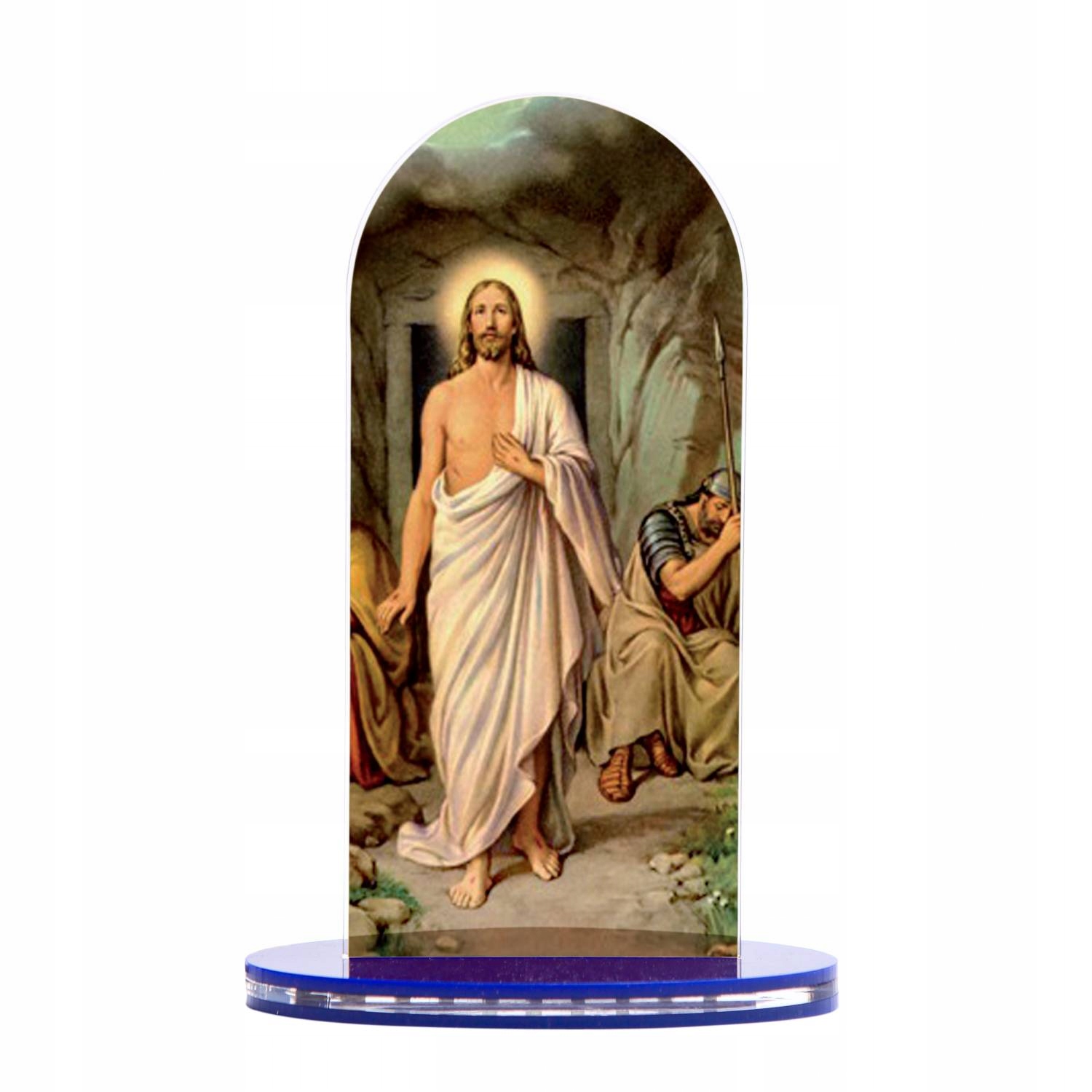 Figurka z plexiskla – vzkříšený Ježíš – Led – výška 19 cm
