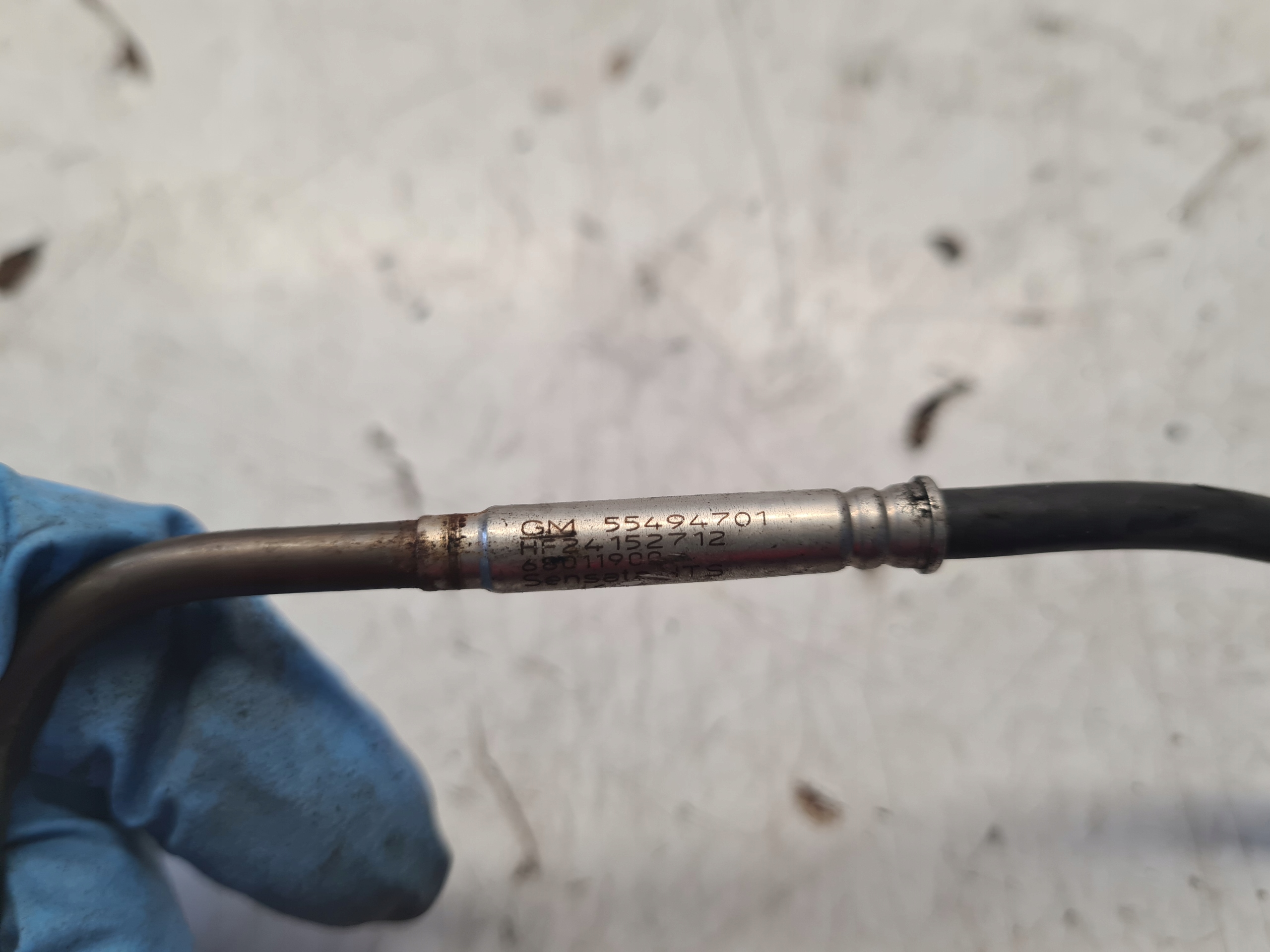 OPEL INSIGNIA ZAFIRA C Sensor TEMPERATURY Gase 55494701 B20DTH 2.0 CDTI
