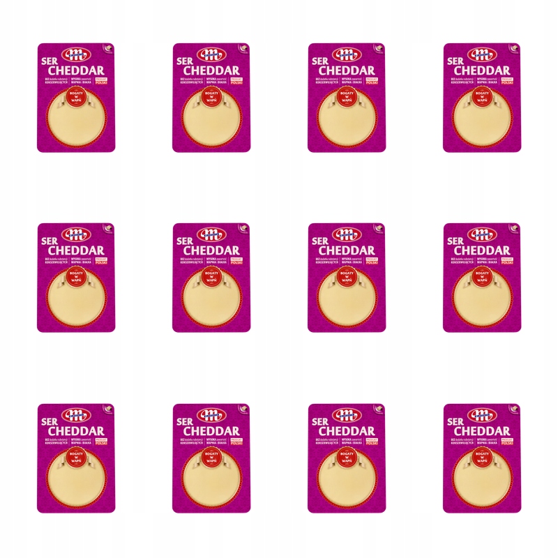 Mlekovita Cheddarové plátky sýra 150 g X12