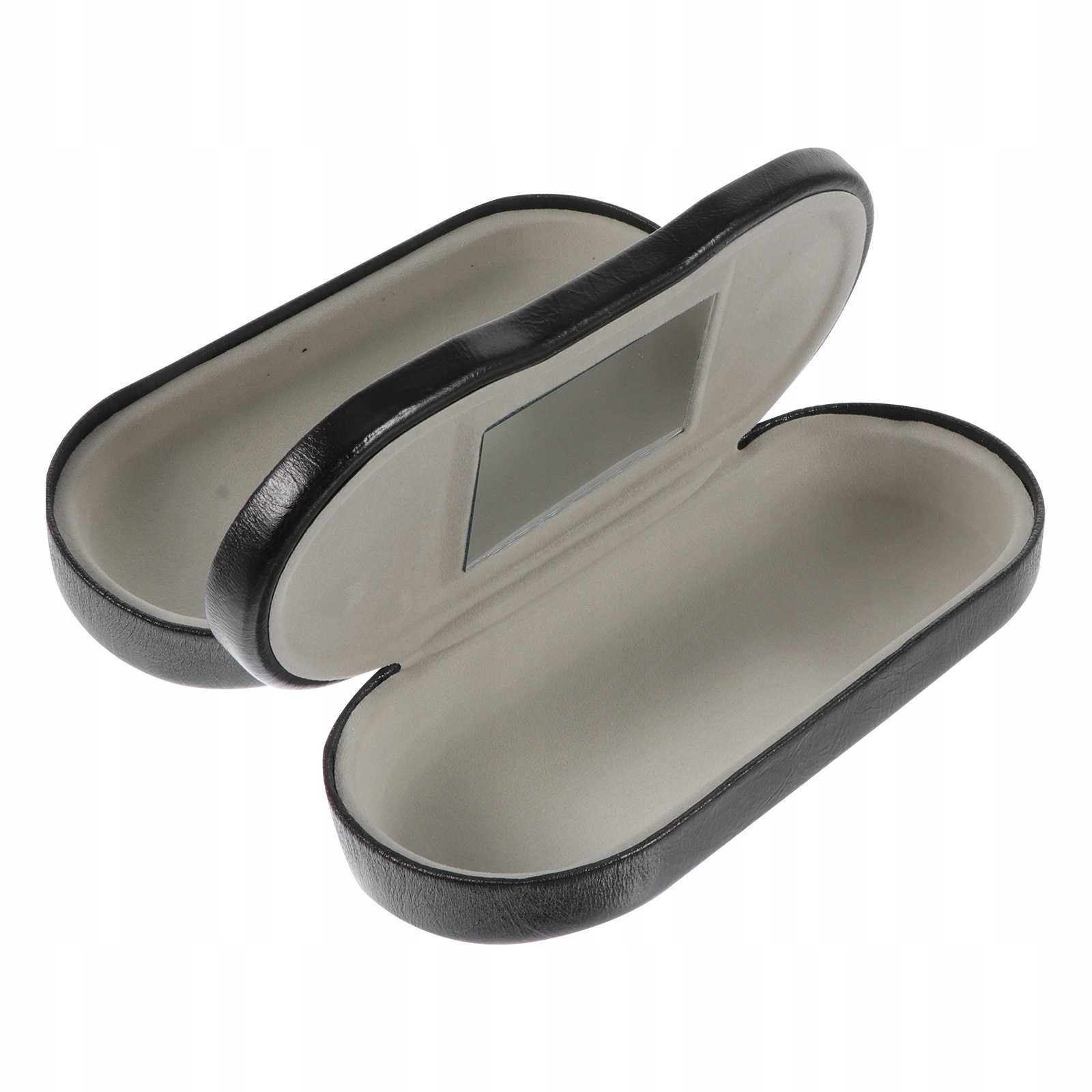 PODWÓJNE ETUI NA OKULARY CZARNY UCHWYT DOM DWIE PARY LLWL