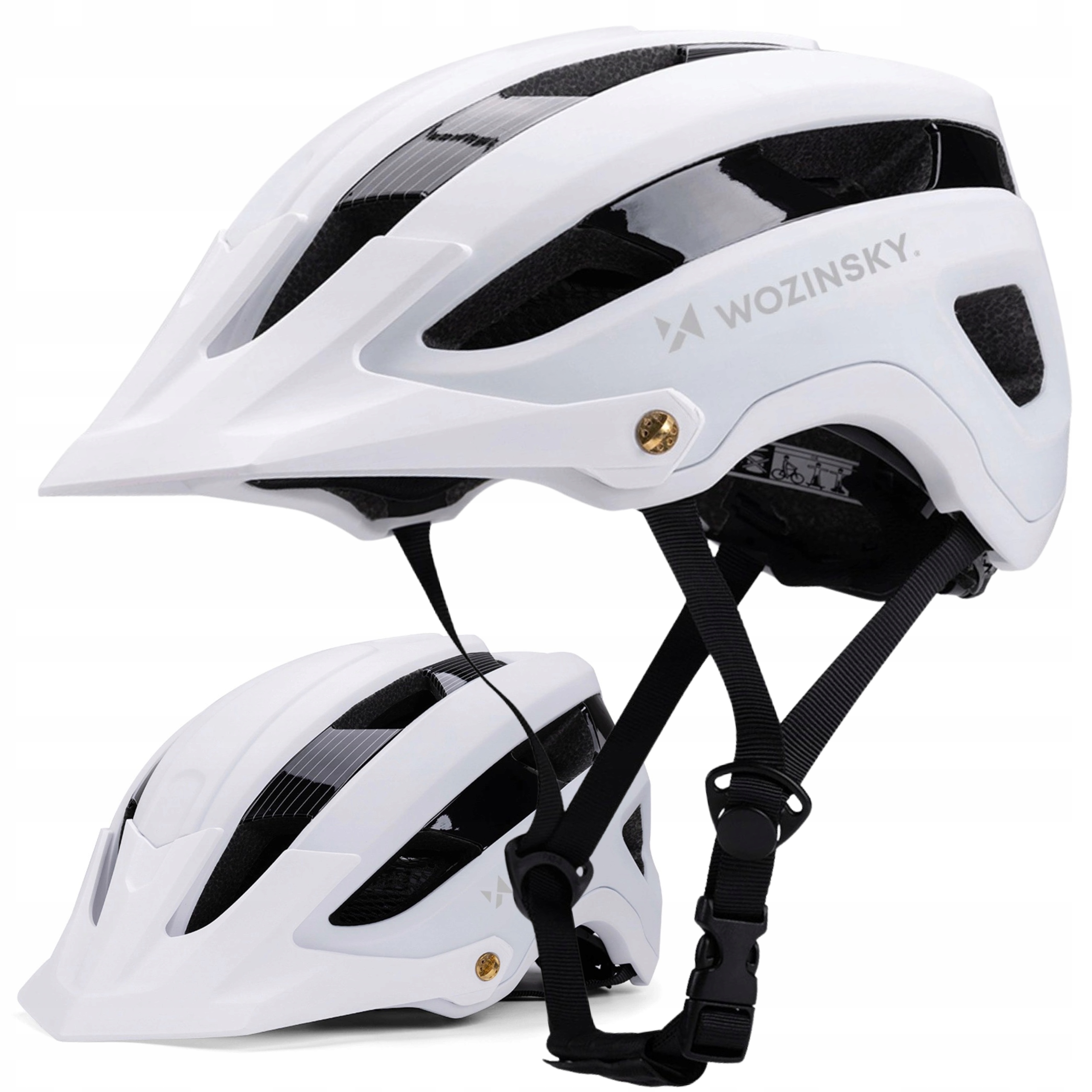 KASK ROWEROWY MTB LEKKI WYGODNY Z WENTYLACJĄ REGULOWANY SPORTOWY 57-62 cm