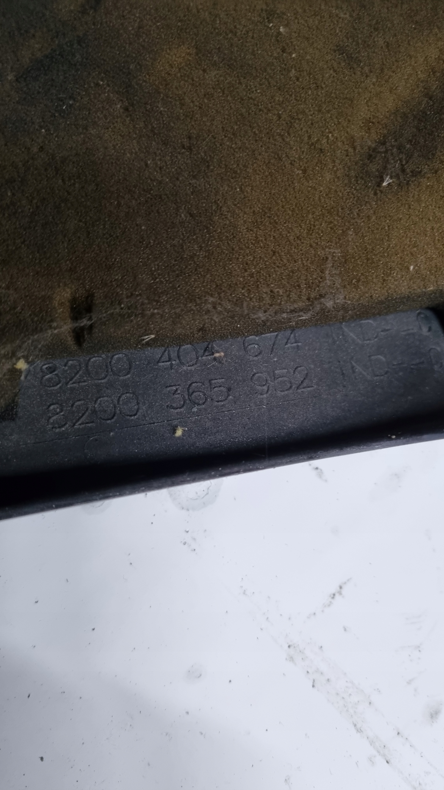 Renault OE 8200404674 oslona silnika Typ silnika Diesel