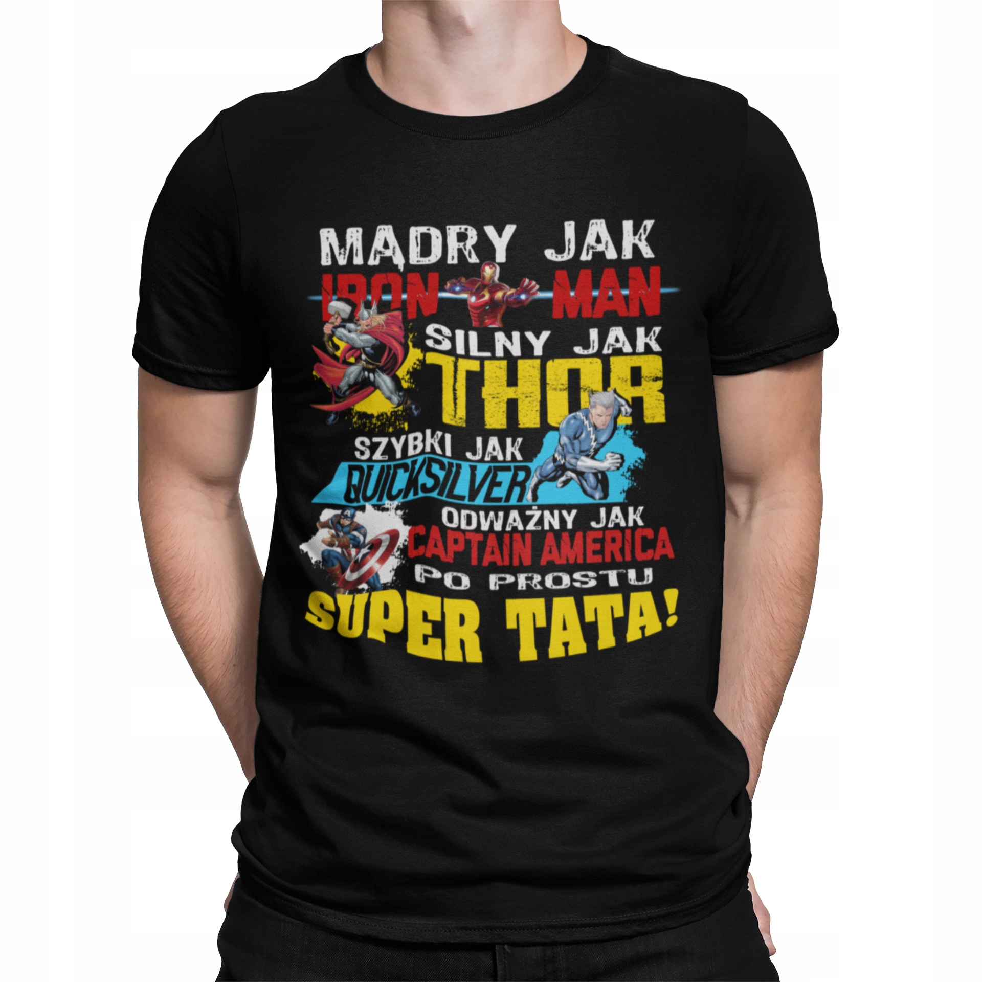 

koszulka Super Tata III na dzień ojca taty r.M