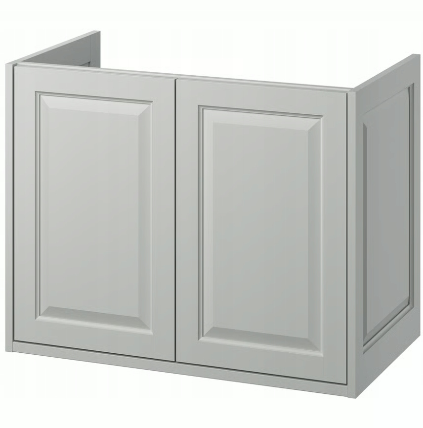 Ikea Tannforsen Skriňa s dverami pod umývadlo, svetlosivá, 80x48x63 cm