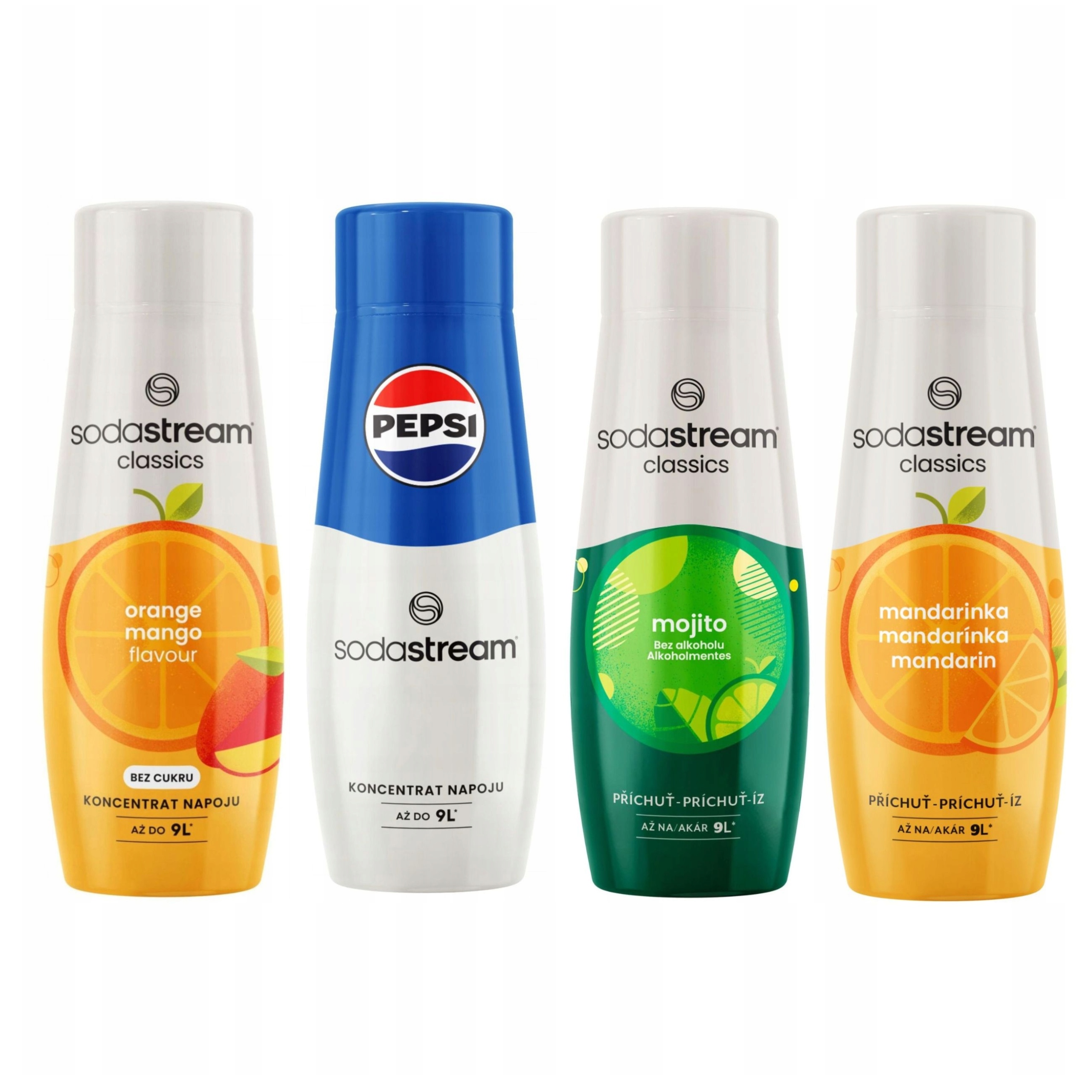Sirup do saturátoru SodaStream Pepsi Orange-Mango Mojito Mandarinka
