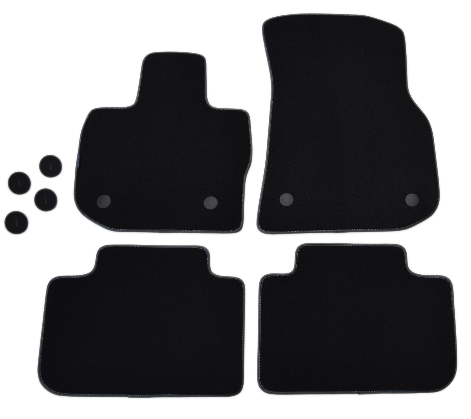 

Bmw X3 G01 od 17r+RZEPY Czarne dywaniki welur-Gold