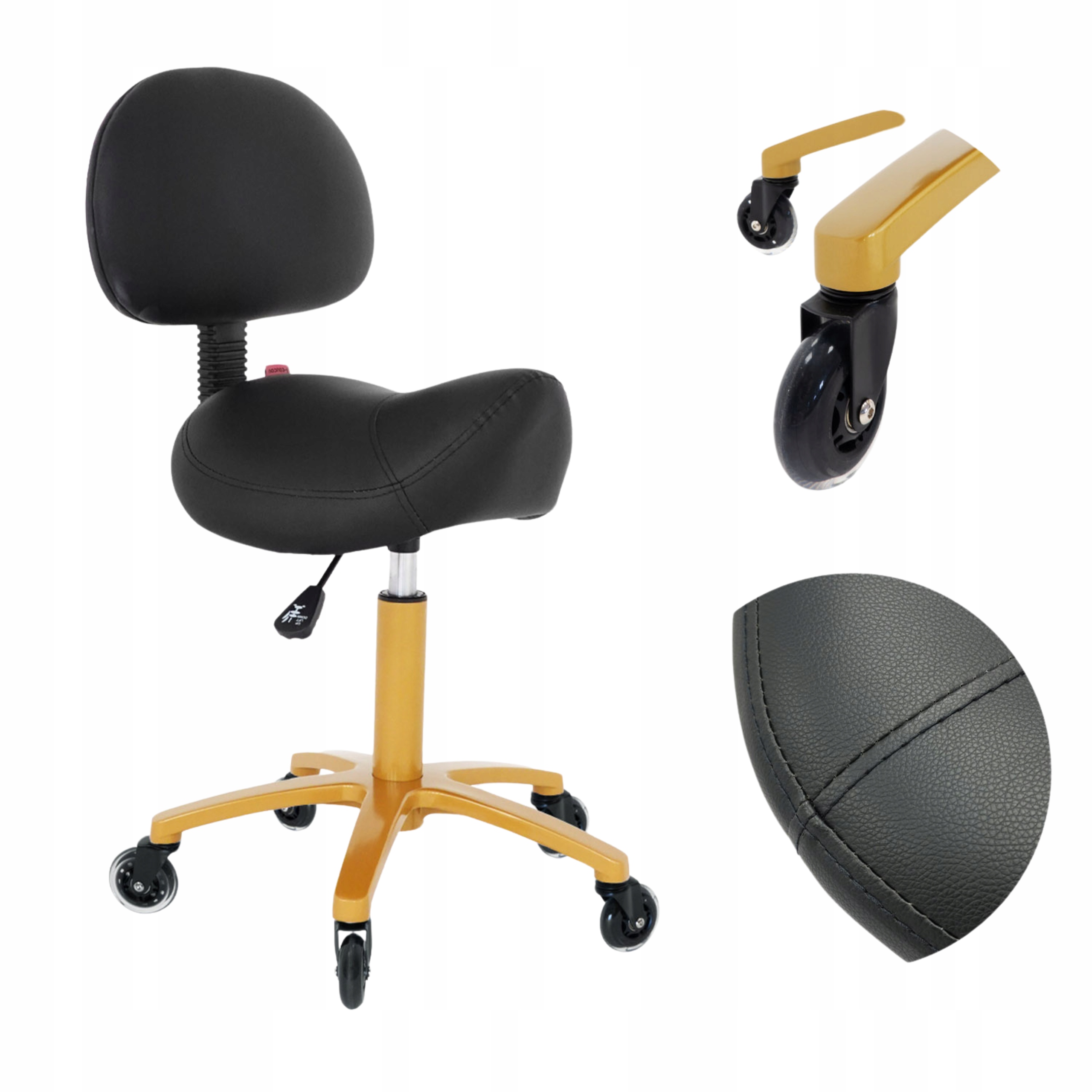 Stolička Křeslo Kosmetická stolička Kabinet Otočná kolečka Mobilní opěradlo