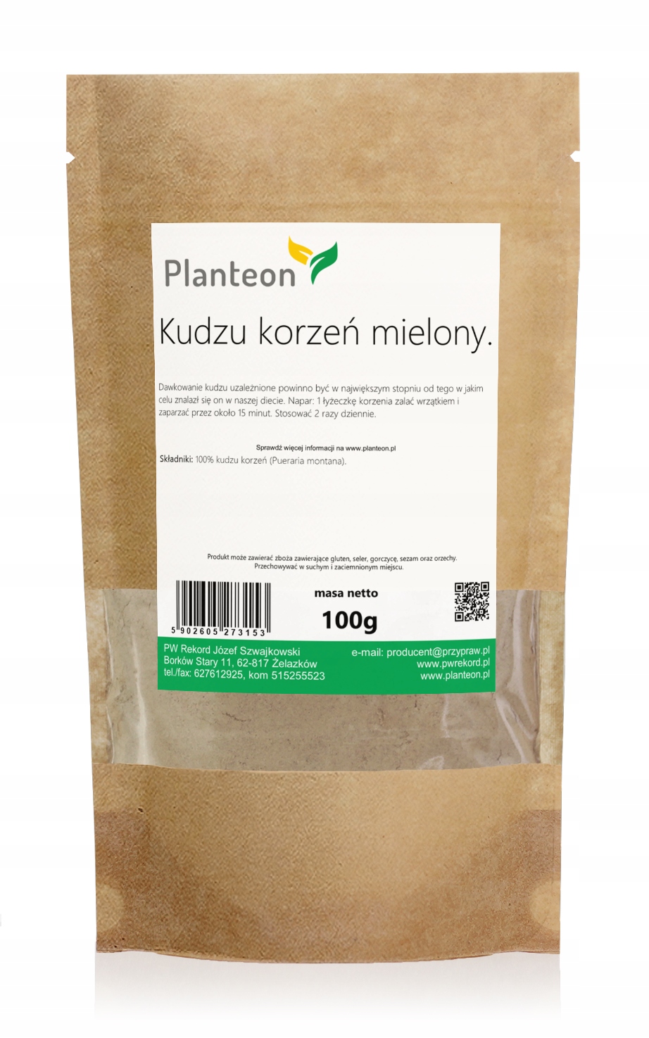 

Kudzu korzeń mielony proszek na napar 100g